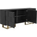 Lars 79 X 18.5 inch Espresso / Antique Brass Sideboard